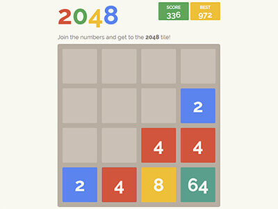 Google 風格 2048 遊戲配 AI 機器人