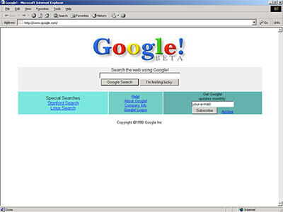 1998 年的 Google 彩蛋