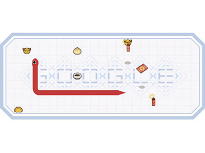 Google 貪食蛇遊戲